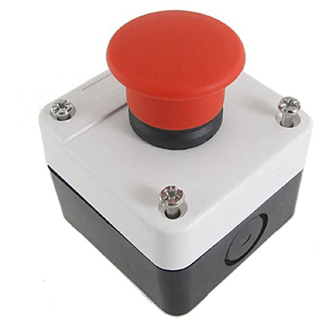 Normal Close Momentary Red Mushroom Cap Push Button Switch Ac 240v 3a