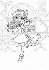 Enchantimals Coloring Pages Wonder sketch template