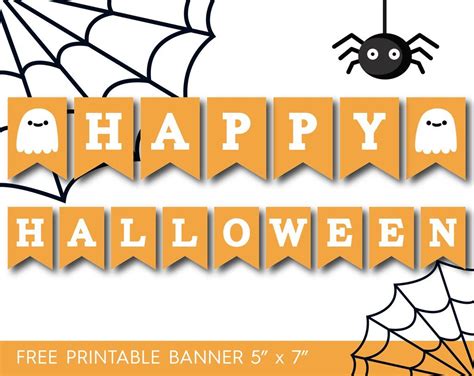 printable halloween banners printables  mom