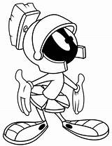 Marvin Martian Coloring Pages Looney Tunes Cartoon Drawing Mars Printable Characters Outline Clipart Le Sheets Pepe Christmas Kids Cartoons Drawings sketch template