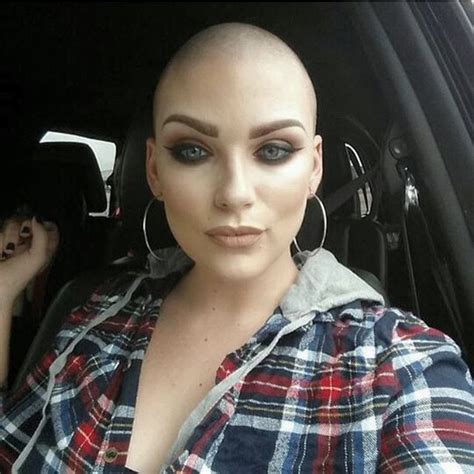 787 best bald images on pinterest bald women buzz cuts