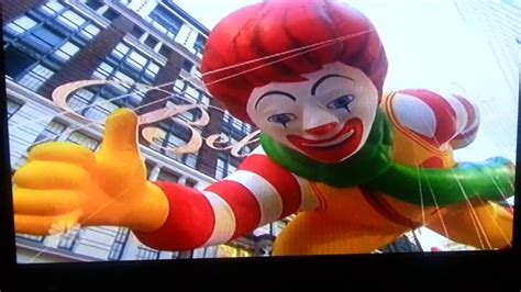 ronald mcdonald in the 2013 macy s thanksgiving day parade youtube