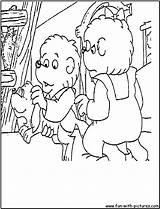 Bears Coloring Berenstain Pages Pet Berenstein Printable Colouring Getcolorings sketch template