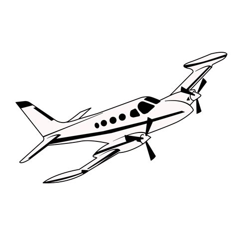 small aircraft vector art icons  graphics