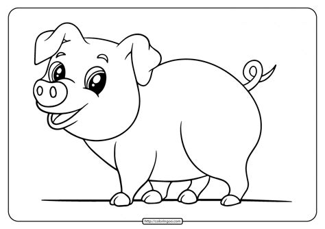 pig coloring pages