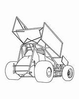 Sprint Car Dirt Drawing Track Racing Drawings Cars Modified Race Coloring Pages Decals Kart Go Wing Getdrawings Railroad Danica Tracks sketch template