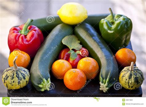 fruits  vegetables stock image image  market table