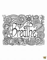 Breathe Mindfulness Colouring Mindful Ludinet Anti Getdrawings Adultes sketch template
