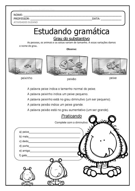 pin de núbia em atividades de português atividades pedagogicas atividades de gramática e