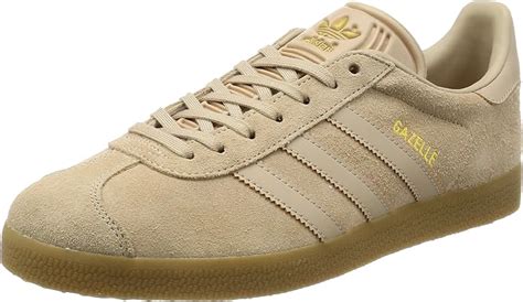 adidas originals mens gazelle trainers beige clay brown clay brown gum   uk
