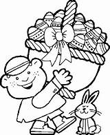 Coloring Easter Christmast sketch template