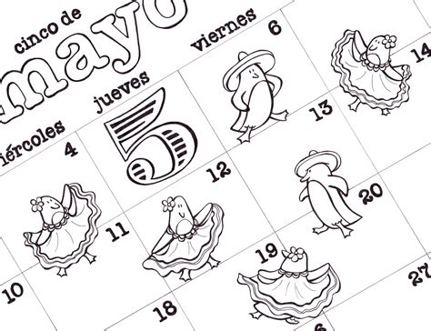 printable cinco de mayo coloring pages  kids  coloring