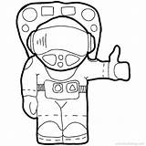 Astronaut Xcolorings Rockets Ufo Astronauts sketch template