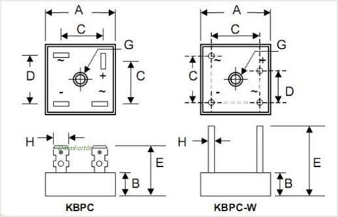 kbpc bridge rectifier wiring diagram  pont de diode large choix de produits