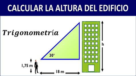como calcular la altura de un edificio calcular altura con funciones