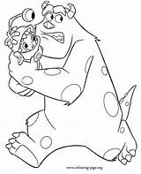 Monsters Boo Sully Sulley Totoro Escaping Sullivan Cda Popular Printables Coloringhome Escapes Distracting sketch template