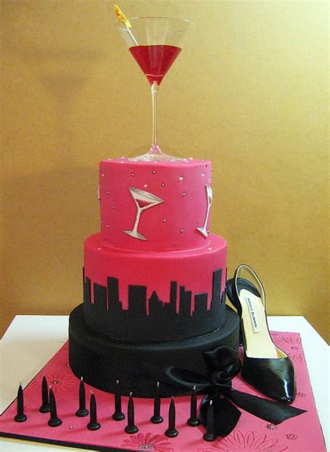 Sex And The City Cake Let Them Eat Cake Pinterest Cakes