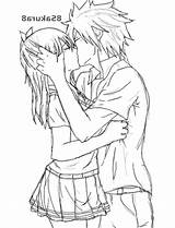 Anime Kissing Kiss Drawing Getdrawings Animes sketch template