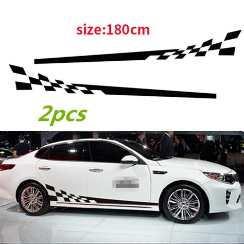 pcs car decal vinyl graphics side stickers body decals generic