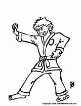 Judo Colorear Iditarod Taekwondo Karate Kategorien Unlock Researchers sketch template