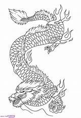 Japanese Coloring Dragon Pages Drawing Getcolorings Printable Shocking Getdrawings Print sketch template