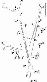 Dots Connect Plane Education Worksheet sketch template