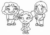 Coloring Pages Friends Kids Children Playing Furreal Group People Getcolorings Colouring Color Printable Getdrawings Colorings sketch template