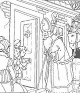 Nikolaus Sinterklaas Sankt Colorat Kleurplaten Nicolae Mos Kleurplaat Speciale Dagen Planse Malvorlage P08 Animaatjes Desene Primiiani Piet Sint Printen Topkleurplaat sketch template