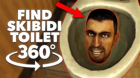 find hidden skibidi toilet in 360° vr youtube
