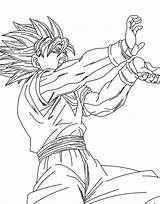 Goku Saiyan Vegeta Pintar Coloriage Kamehameha Sangoku Ssj Ssj1 Sayen Kakarotto Ssj2 Dbz Reyes Dibuja Dragón Favourites Desde sketch template