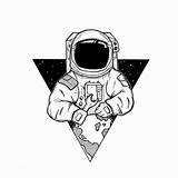 Astronauta Astronaut Astronautas Astronaute Spaceman Cosmos Simples Desenhar Astronalta Tatuaggio Uzay Zeichnung Follow Sigueme Alien Ideias Minimalistes Besuchen Matita Espaço sketch template