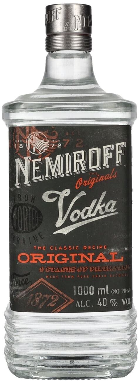 nemiroff original russian vodka   ab  preisvergleich bei