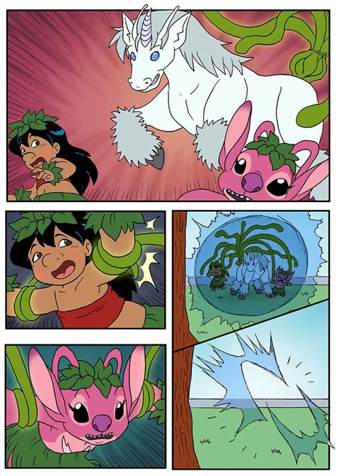 on the beach 1 lilo and stitch page 2 of 19 comics xd