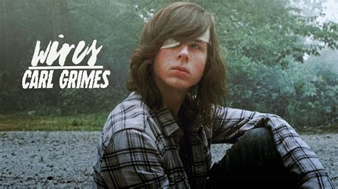 carl grimes wires favorite characters couples tvshows movies pinterest