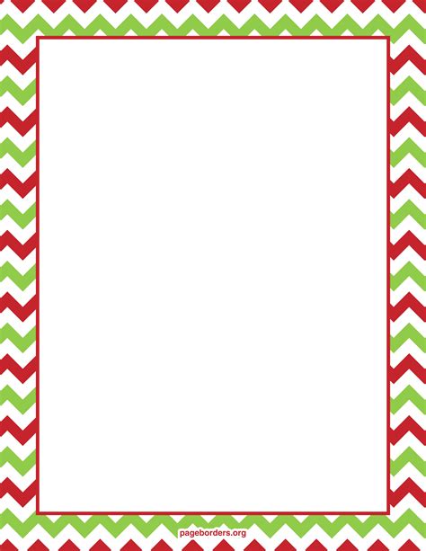 printable christmas letter borders