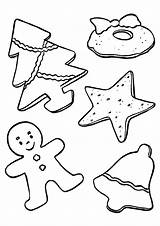 Biscoitos Keks Natalinos Ausmalbild Pintar Malen Ausmalen Weihnachtsplätzchen Stripling Infantiles Momjunction sketch template