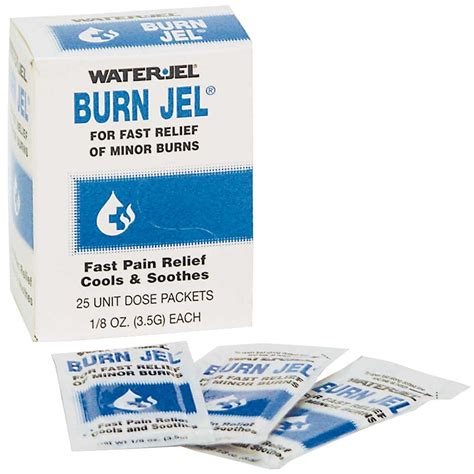 water jel technologies  gram unit dose packet burn jel topical gel