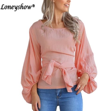 buy wrap blouse women shirts spring 2018