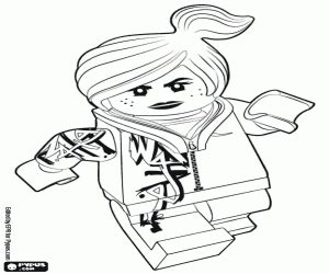 lucy   emmets girlfriend coloring page