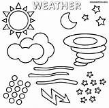 Weather Coloring Pages Preschool Kids Print Mobile Waether Types Sheets Printable Seasons Activities Summer Crafts Craft List Name Board Spring sketch template