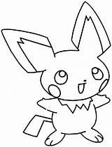 Pichu Coloring Pokemon Pages Piplup Laughing Color Printable Getcolorings Cute Print Colorluna sketch template