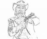 Dead Red Redemption Coloring Pages Characters Template Search sketch template