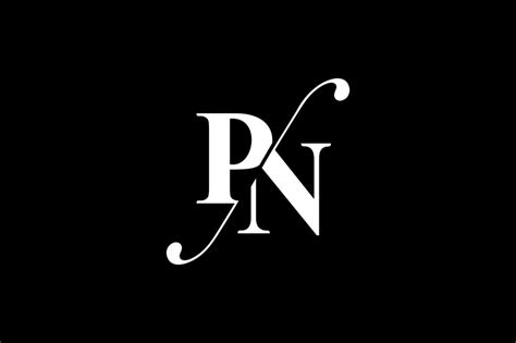 pn monogram logo design  vectorseller thehungryjpegcom