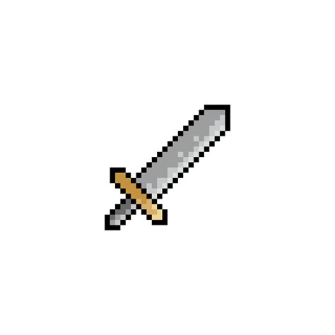 pixilart simple pixel sword  lazergaming
