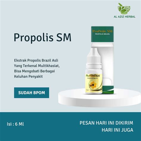 jual propolis sm brazilian 100 asli original obat herbal propolis sm