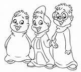 Chipmunks Coloring Alvin Pages Printable Chipmunk Colouring Print Chipettes Clipart Drawing Boys Drawings Disney Sheets Library Kids Popular Book Coloringhome sketch template