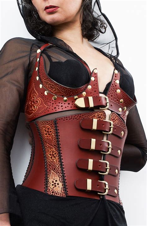 amazing leather steampunk corset and bra by zahira s boudoir this link