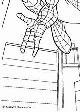Spiderman Coloriage Geant Partie Imprimir Hellokids Línea sketch template