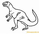 Triassic Dinosaur sketch template