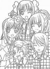 Shugo Chara Coloriages sketch template